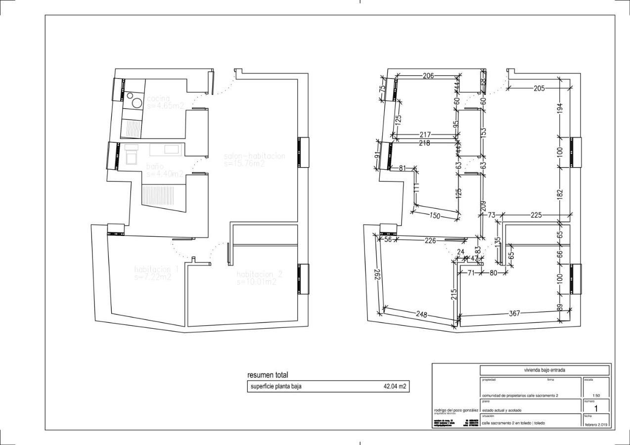 Ferienwohnung Bajo Izq Toledo Exterior foto